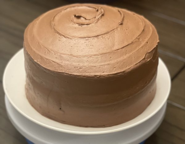 Chocolate Cake with Chocolate Icing